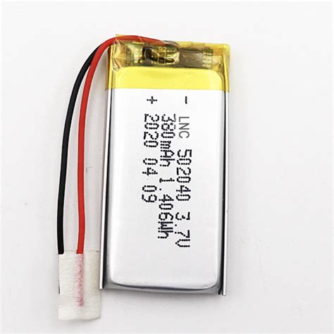 High Quality OEM 502040 3 7V 380mAh Lithium Polymer For Smart Toy