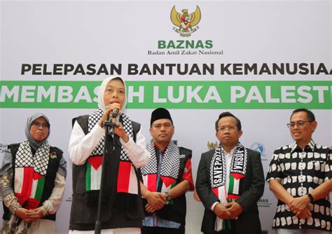 Pelepasan Bantuan Kemanusiaan Laznas Izi Bersama Baznas Ri Inisiatif