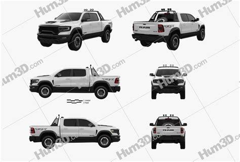 Ram 1500 Crew Cab Trx Mopar Performance Parts 2020 Blueprint Template