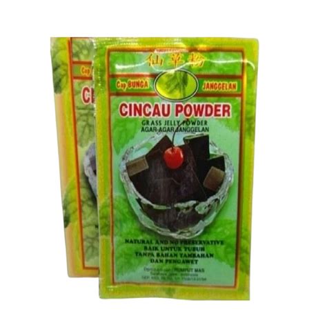 cincau cap bunga gr grass jelly powder alfamart foodstuff