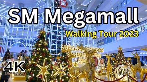 SM Megamall 2023 Walking Tour Shopping Mall Mandaluyong City 4K