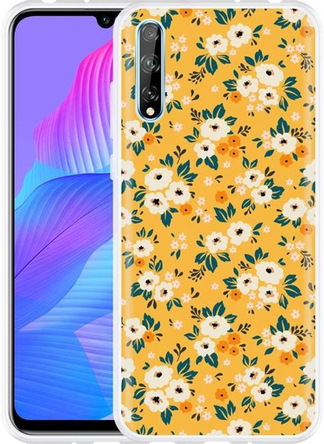 Hoesje Geschikt Voor Huawei P Smart S Vintage Bloemenprint Bol