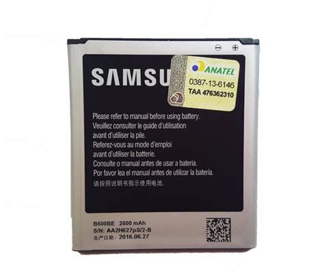 Bateria Original Samsung Galaxy S4 B600be 2600mah R 120 00 Em