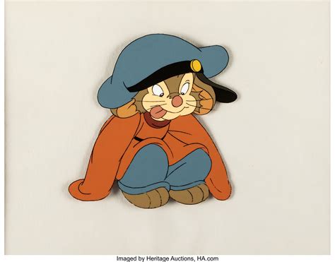 An American Tail Fievel Production Cel Don Bluth 1986 Lot