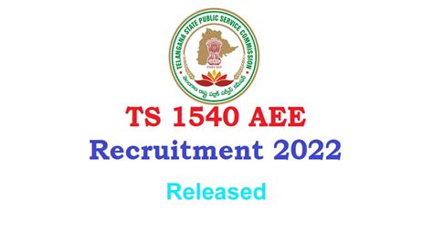 TSPSC Recruitment 2022 తలగణ బటక నరదయగలక అలరట 1540