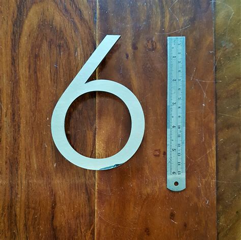 Large Solid 3mm Stainless Self Adhesive Housedoor Numbers In Etsy Uk