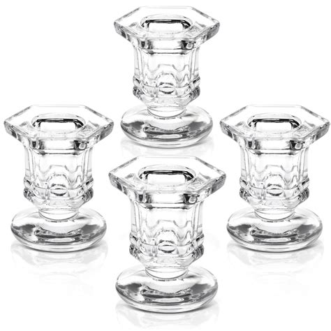Efavormart Set of 12 2.5" Clear Glass Votive Candle Holders for Candle