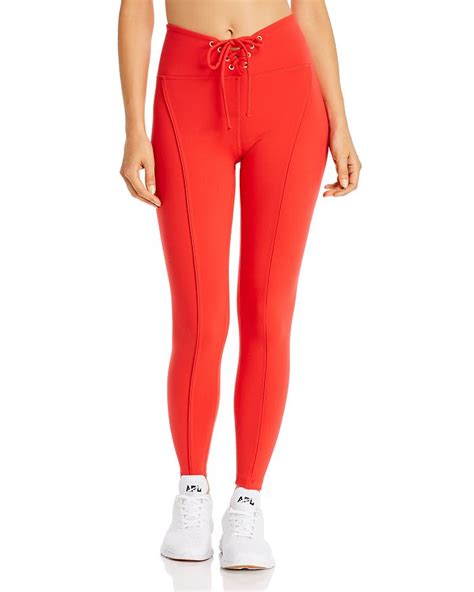 Year Of Ours Years Of Ours Football Lace Up Leggings Bloomingdales