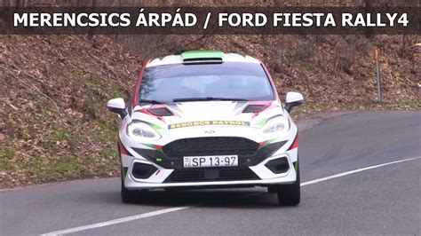 Merencsics Árpád Ford Fiesta Rally4 FiaSko SE Tesztnap 2023