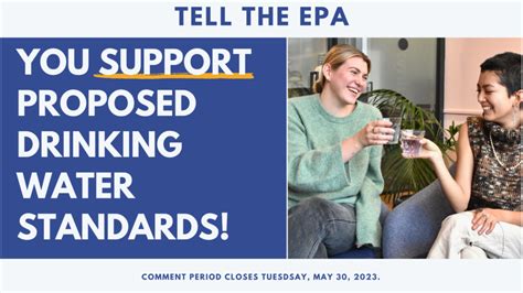 Tell The Epa You Support Proposed Drinking Water Standards Downstream Network Site