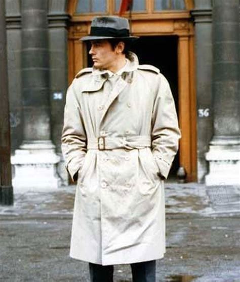 Alain Delon Coat | Le Samourai Jef Costello Trench Coat - Jackets Creator