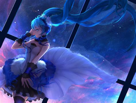 Fondos De Pantalla Ilustraci N Anime Vestir Azul Vocaloid