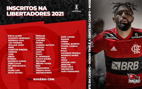 Flamengo Divulga Lista De Inscritos Na Libertadores Estreia Ser Na