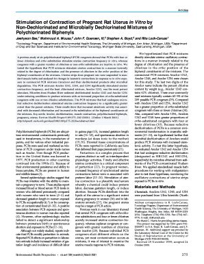 Fillable Online Ehp Niehs Nih Stimulation Of Contraction Of Pregnant