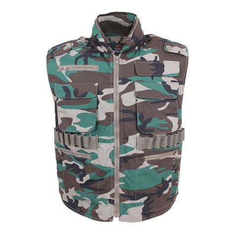 Wholesale New Rothco Ranger Vests Woodland Camo Low Cost No Tax
