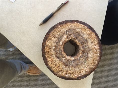 This is unusual high Calcium buildup from a water treatment plant pipe