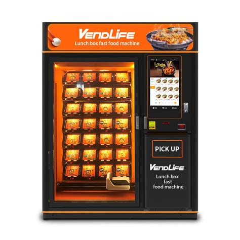 Hot Food Vending Machine No Need To Go Out To Buy Food Innovative