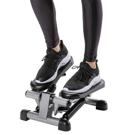Stamina Mini Stepper With Monitor - Low Impact Black And Gray Stepper