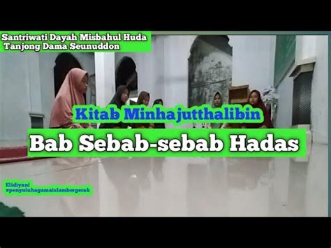 bab sebab sebab hadas kitab minhajutthalibin
