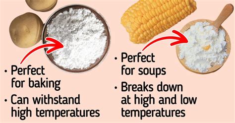 How Corn Starch Is Different From Potato Starch And Whether They Can Be Alternated 5 Minute