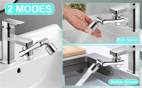 Amazon 1440 Faucet Extender 2 Modes Pressurized Spray Attachment