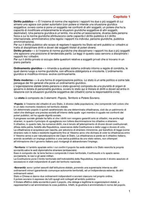 Diritto riassunto per parziale Capitolo 1 Diritto pubblico È l