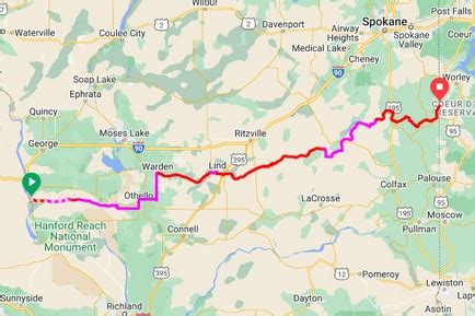 Palouse to Cascades State Park Trail MAPs and Information