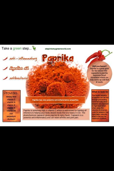 Paprika Benefits Starting Paleo, Paleo Meal Plan, Diet System ...