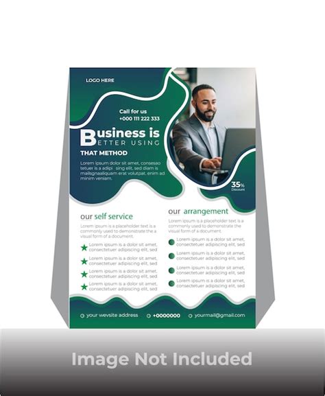 Premium Vector Creative Business Flyer Design