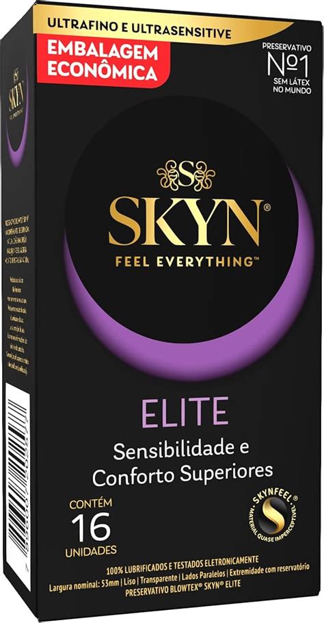 Preservativo Skyn É Bom - SKYN Preservativo Elite Com 16 Unidades | Amazon.com.br