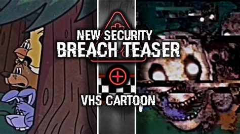 New Fnaf Security Breach Teaser Trailer Fnaf Vhs Cartoon Youtube