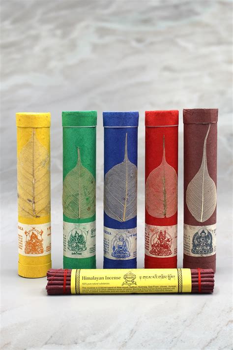 Tibetan Chenrezig Incense With Bodhi Leaf Vajracrafts