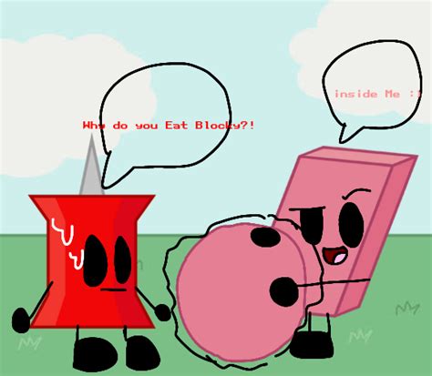 (BFDI/BFB) Eraser vore Blocky by 2000windowshakejoj on DeviantArt