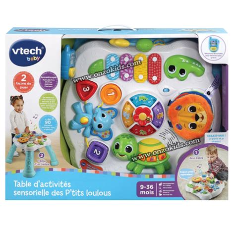 Table d activités sensorielle des P tits loulous pour enfant Vtech
