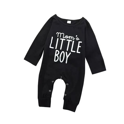 Marca niño recién nacido Niño bebés Romper manga larga Playsuit niño