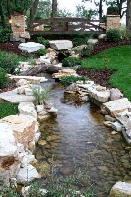 40 Artificial River Ideas For A Calming Yard Atmosphere