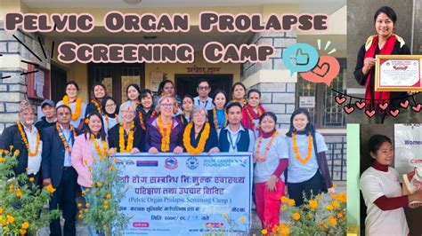 Pelvic Organ Prolapse Screening Camp Barpak Gorkha Medics Team