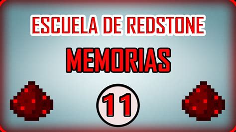 Escuela De Redstone Circuitos De Memoria Youtube