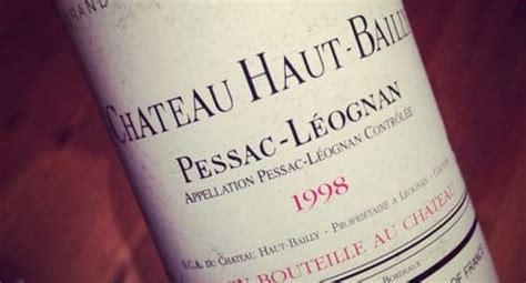 Ch Teau Haut Bailly Grand Cru Class Pessac L Ognan Dans Mon Verre