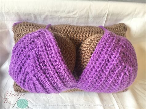 PDF PATTERN Crochet Sexy Tits Boob Pillow Bachelor Etsy