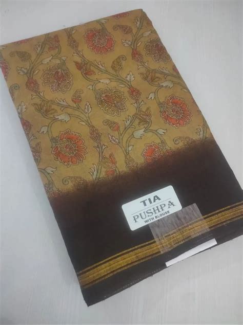 Brown Banarasi Silk Saree 5 5 M Separate Blouse Piece At Rs 450 In