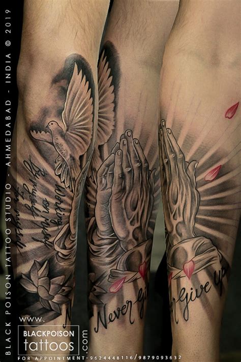 praying hands tattoo drawing 8