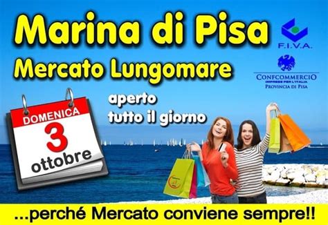 Mercatino A Marina Di Pisa Sul Lungomare Domenica Ottobre