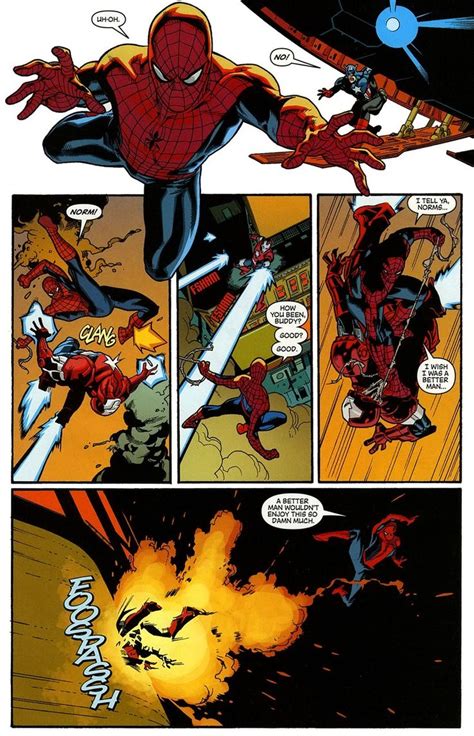 Spider Man Vs The Iron Patriot Norman Osborn By Stuart Immonen And