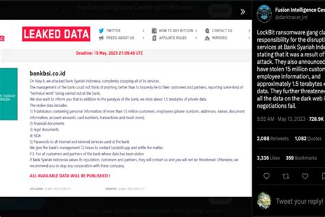 Error Berhari Hari Bsi Diserang Hacker Lockbit Juta Data