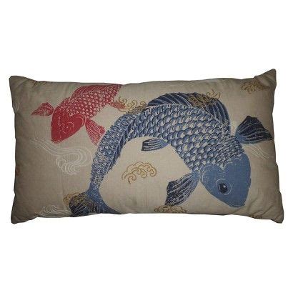 Target Koi Fish Decorative Pillow Dining Room Throw Pillows Toss