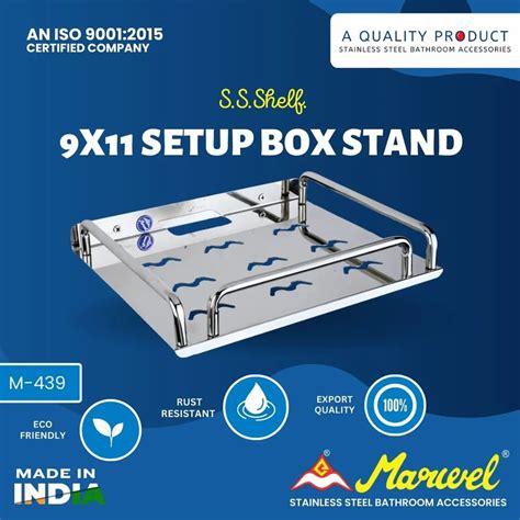 Marwel SS Setup Box Stand at ₹ 510/piece | Set Top Box Stand in Surat ...