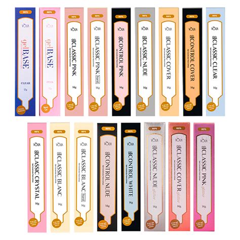 Gel vólia sachê hipoalergênico refil 14g 12g gel base12g pink hard control pink nude