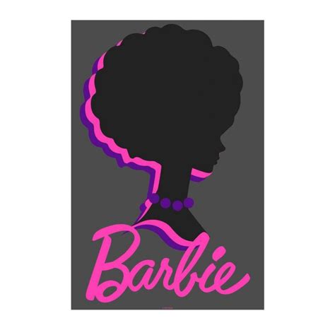 Poster Barbie Afro Barbie Silhouette 20541429 Barbiepedia