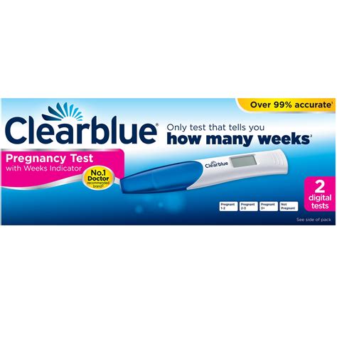 Clearblue Pregnancy Digital Test Sticks With Conception Indicator 2 Tests Ebay